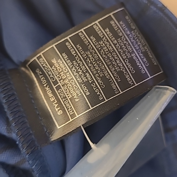 NWT BB Dakota Work it Out Blue Plaid Cropped Pants with Pockets - Picture 10 of 16